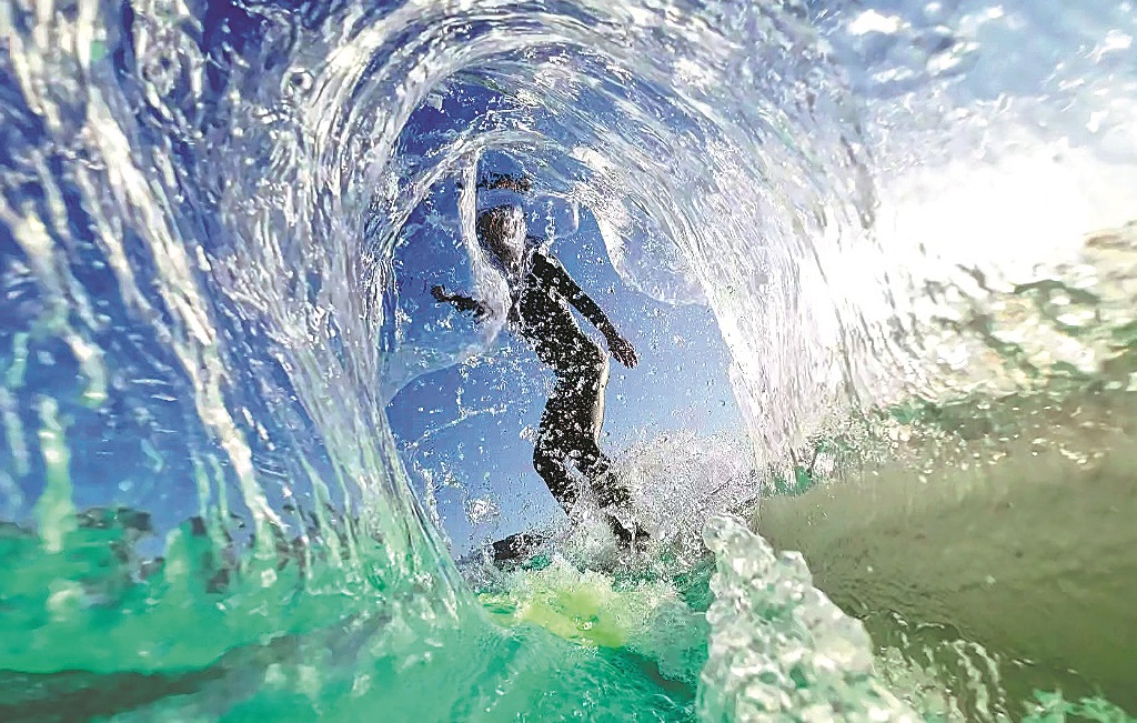Surfers ride the waves in rising numbers