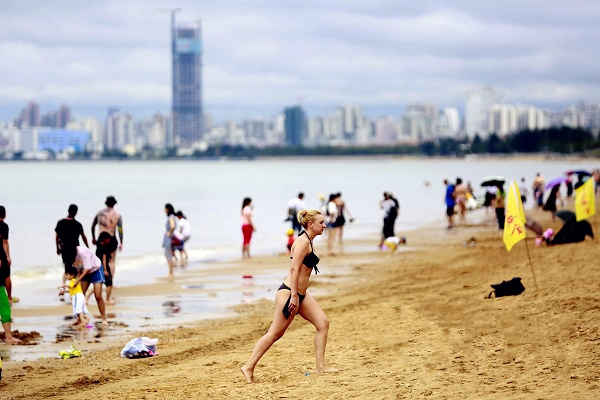 Haikou Holiday Beach takes on new look after renovation 