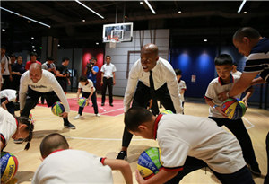 NBA and mission hills break ground on first-of-its-kind basketball school in China