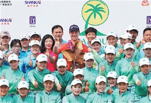 Kocher prevails in playoff at weather-battered Haikou