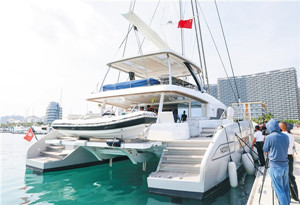 Hainan-HK-Macao 'free flow of yachts' begins following first HK catamaran's entry in Sanya 