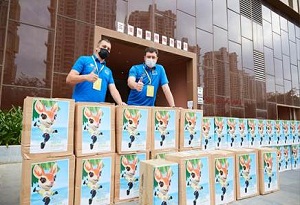 Asian Beach Games organizing committee donates anti-epidemic supplies