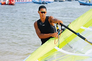 Hainan windsurfer makes Olympic RS:X medal race