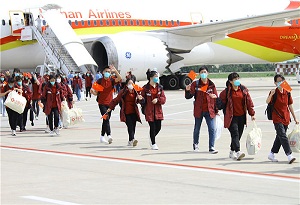 Hainan medical team returns to Sanya from Shanghai