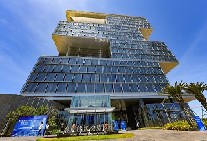 1st headquarters project in Haikou Jiangdong New Area opens