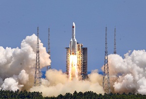 China launches Wentian space lab