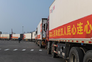  500 tons of fruit and vegetables being sent from Hainan to Hubei