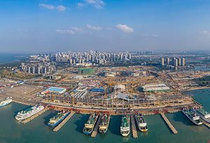 Main civil construction wraps up on Haikou Xinhai Hub