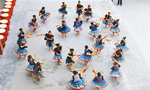 Students in Lihu Yao Village Central Primary School inherit folk culture
