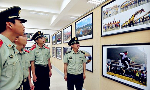Luocheng holds photographic exhibition for May 4th Movement