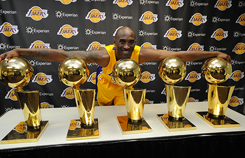Kobe Bryant's accomplishments by the numbers