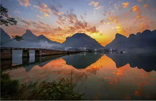 Most beautiful cycling routes in Hechi I