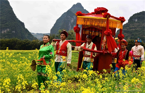 Zhuang traditional weddings promoted in Hechi