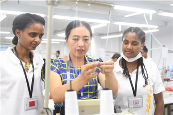 Ethiopian workers learn skills, experience Chinese culture in Huzhou