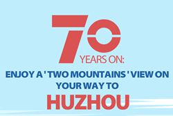 70 YEARS ON: Enjoy a 'Two Mountains' view on your way to Huzhou