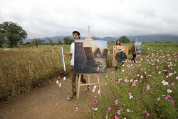 Iranian painter pursues dreams in Huzhou