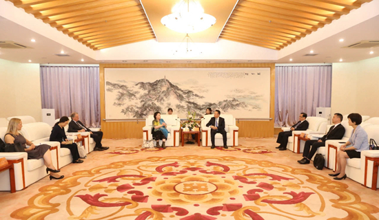 German delegation seeks exchanges and cooperation in Huzhou