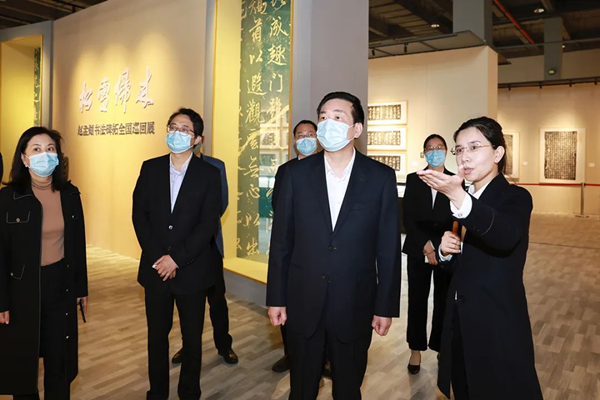 Zhao Mengfu calligraphy work exhibition opens in Huzhou