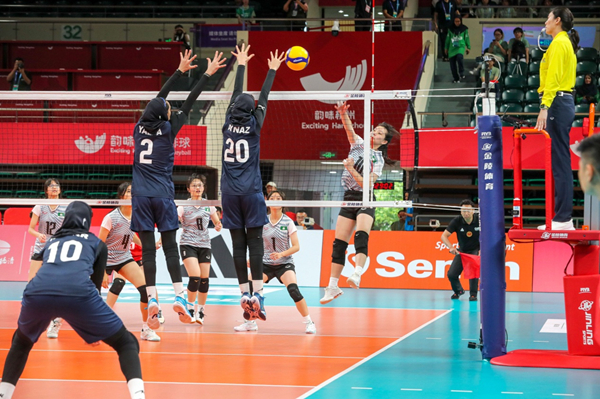Asia U16 Women's Volleyball Championship commences at Deqing venue