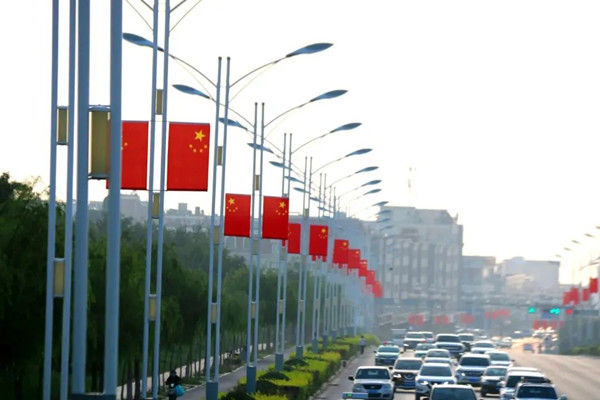 Alshaa dressed in 'China Red' for National Day celebrations