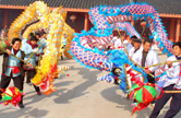 Municipal ICH-Dragon and lion making crafts in Shuangfeng