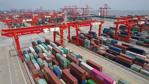 Taicang Port sees growing container throughput in Q1