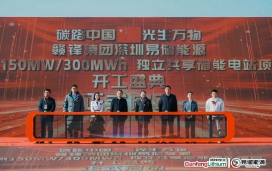 New energy storage power station breaks ground in Taizhou city