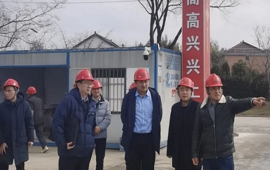 Jiangsu officials visit Taizhou's Hailing Industrial Park