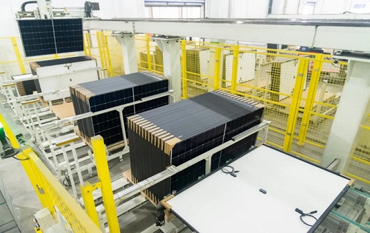 Taizhou solar power panel component producer boosts output 