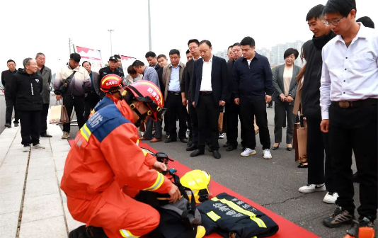 Taixing Huangqiao EDZ promotes fire prevention training 