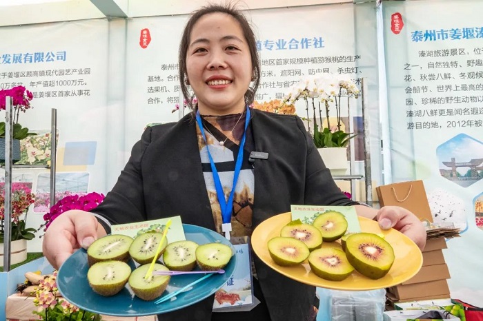 Jiangyan district plugs agricultural products
