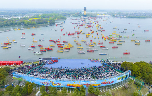 Qintong Boat Festival launches with pizzazz in Taizhou