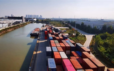 Taizhou's Jiangyan Port posts record container volume in May