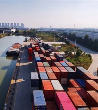 Taizhou's Jiangyan Port posts record container volume in May