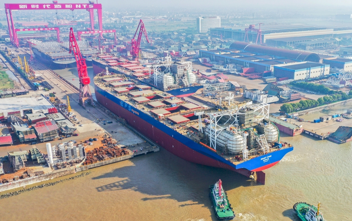 Jingjiang shipbuilder tops global orderbook