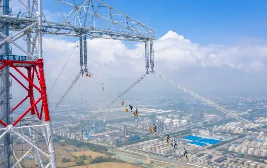 China's biggest ultra-high voltage power project switches on