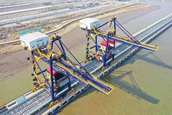 Logistics park in Jingjiang zone aces completion inspection