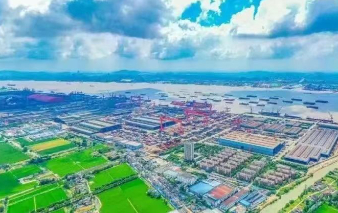 Jingjiang city zone steps up work on key projects 
