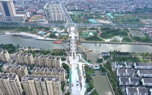 Taixing city's Runtai Bridge set to be completed before 2024