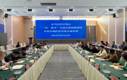 Taixing EDZ holds project infrastructure matchmaking meeting