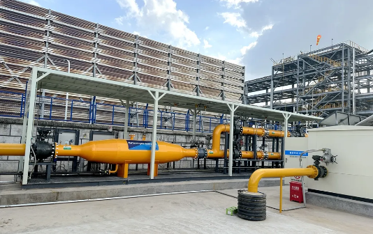 Taixing city builds natural gas, hydrogen blending facility