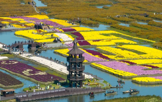 Xinghua city extends unique agricultural landforms