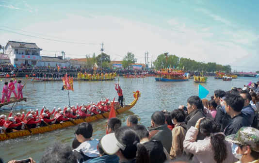 Ancient Maoshan Boat Fair held in Xinghua city
