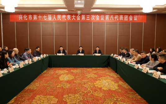 Xinghua Party secretary joins government work report talks 
