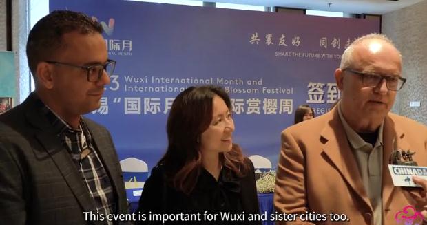 Foreign guests share impressions of Wuxi
