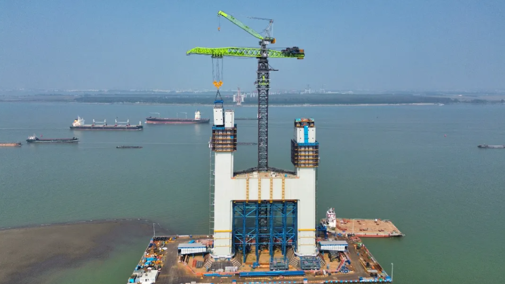 Milestone achieved in Zhangjinggao Yangtze River Bridge construction