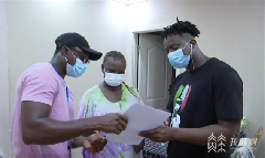 Intl students help local community combat the pandemic 
