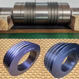 Tungsten cemented carbide roll ring and roller