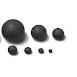 Wear-resistant grinding balls and castings and forgings