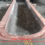 Copper matte tank (welded wear resistant alloy inside)